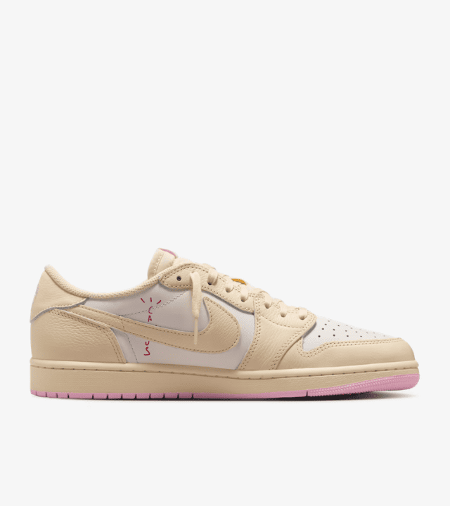 Air Jordan 1 Low x Travis Scott Muslin and Shy Pink