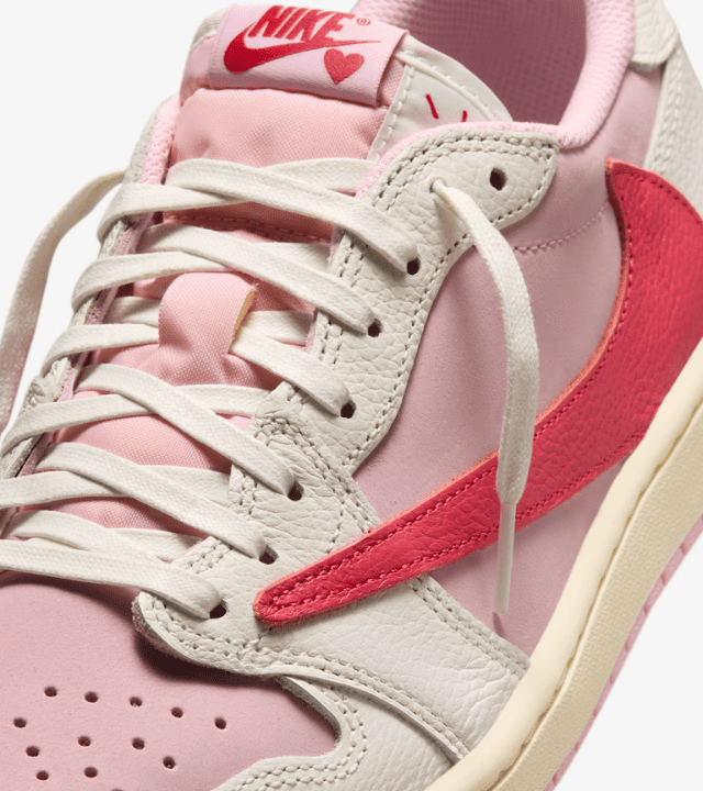 Air Jordan 1 Low x Travis Scott Shy Pink and Tropical Pink
