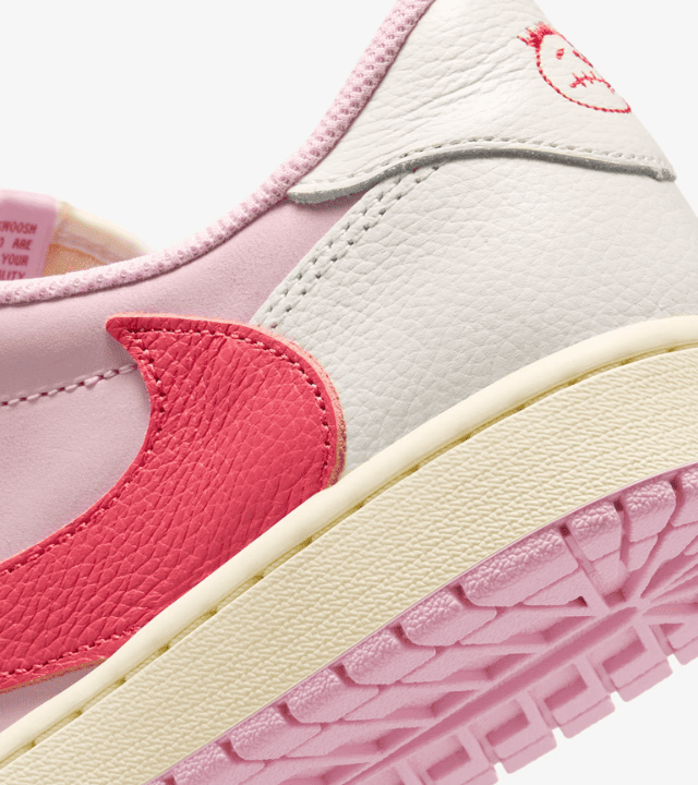 Air Jordan 1 Low x Travis Scott Shy Pink and Tropical Pink
