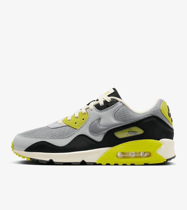 Nike Air Max 90 x Patta Cyber and Particle Grey