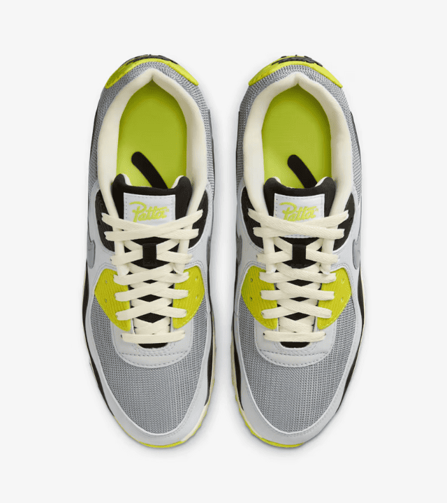 Nike Air Max 90 x Patta Cyber and Particle Grey