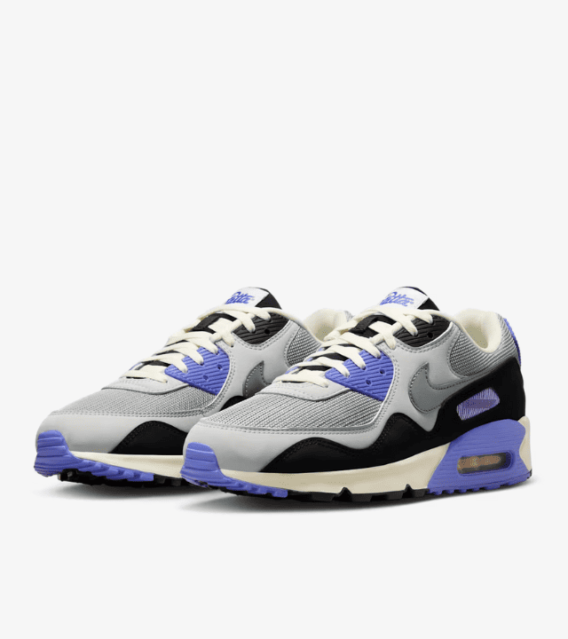 Nike Air Max 90 x Patta Sapphire and Particle Grey