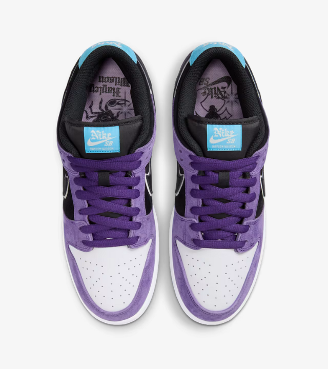 Nike SB Dunk Low Pro x Hayley Wilson 'Black and Court Purple'