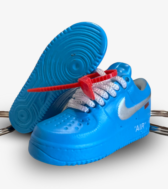 Keychain Mini Sneakers Nike Air Force Off-White University