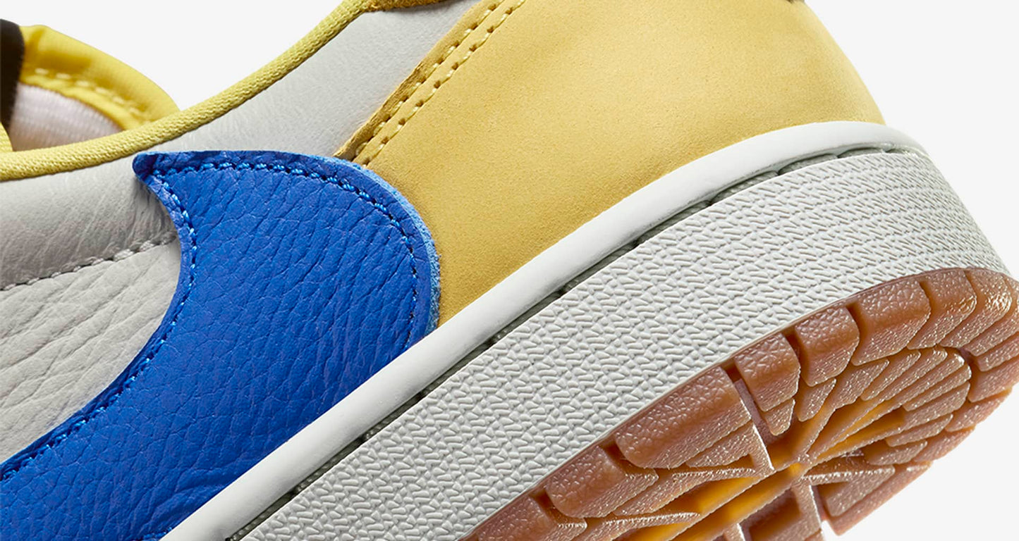Jordan 1 Low OG Travis Scott Canary Adorea Sneakers
