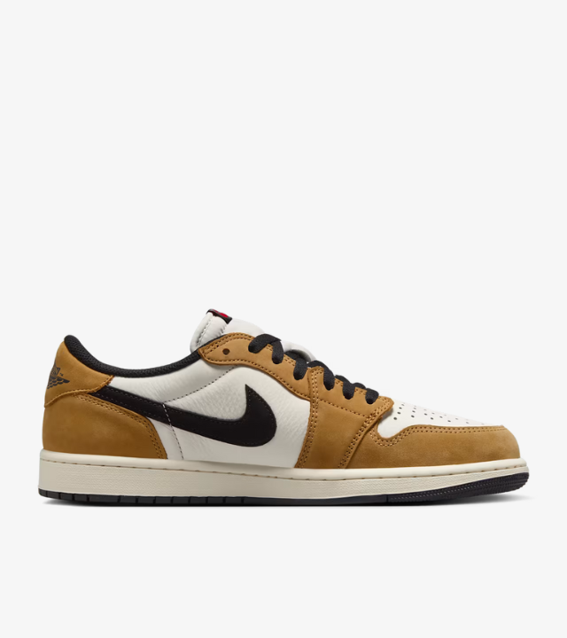 Air Jordan 1 Low "Sail and Golden Harvest"