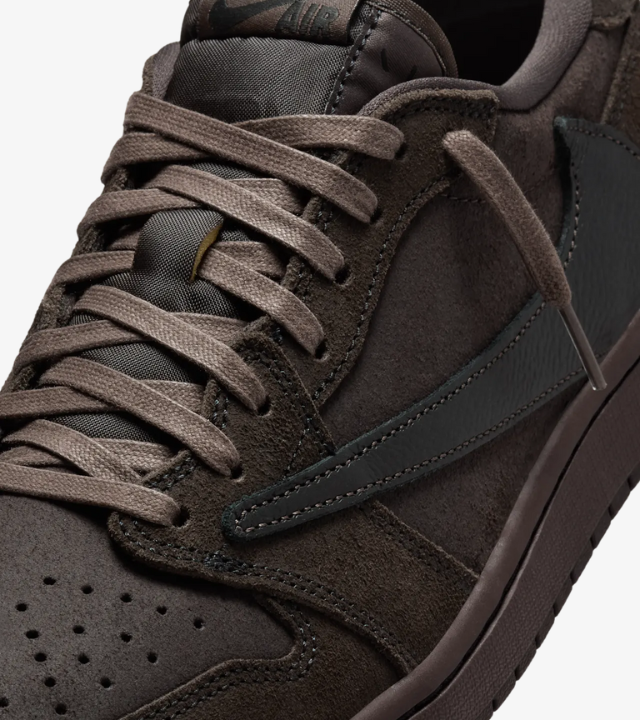 Air Jordan 1 x Travis Scott Velvet Brown and Dark Mocha