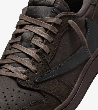 Air Jordan 1 x Travis Scott Velvet Brown and Dark Mocha