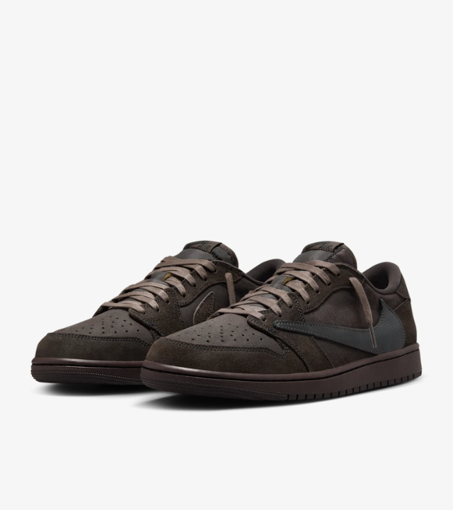 Air Jordan 1 x Travis Scott Velvet Brown and Dark Mocha