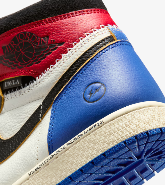 Air Jordan 1 x Union x Fragment Varsity Red Sport Royal