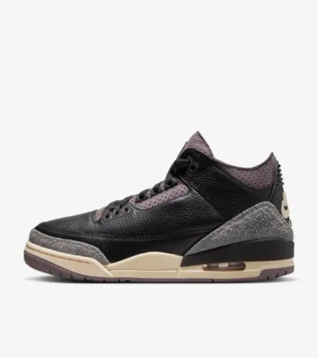 Air Jordan 3 x A Ma Maniere Black and Flat Pewter