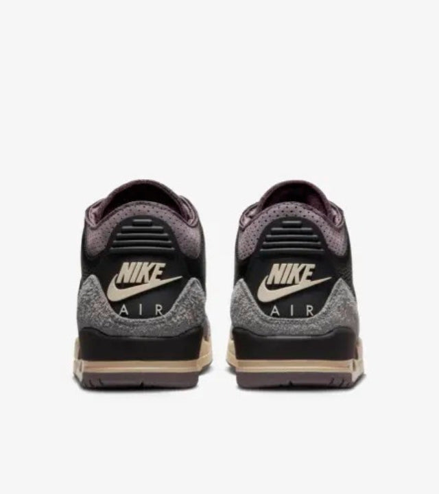 Air Jordan 3 x A Ma Maniere Black and Flat Pewter