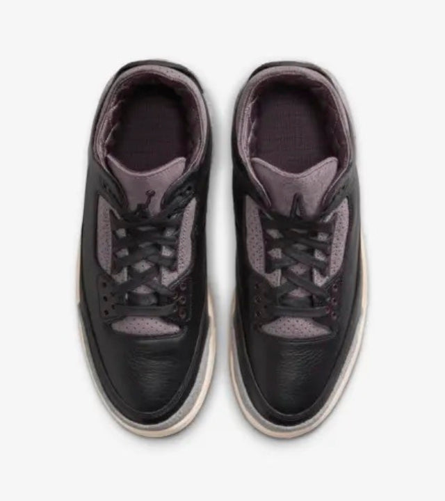 Air Jordan 3 x A Ma Maniere Black and Flat Pewter