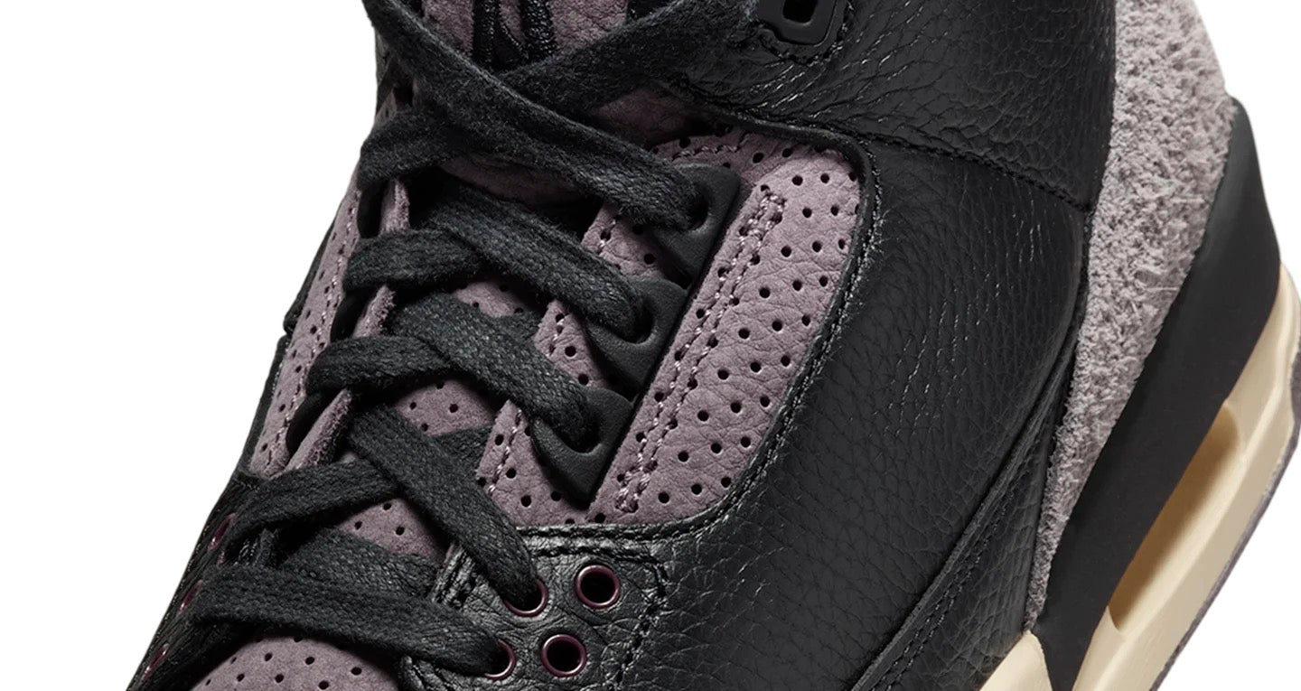 Air Jordan 3 x A Ma Maniere Black and Flat Pewter