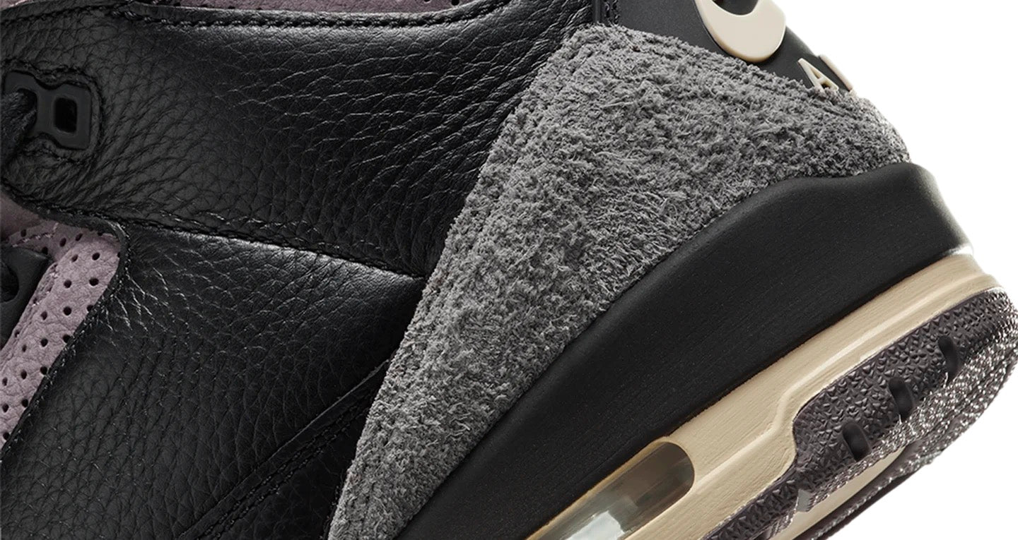 Air Jordan 3 x A Ma Maniere Black and Flat Pewter