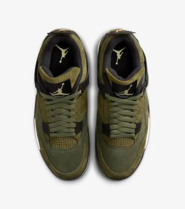 Air Jordan 4 Craft Olive Adorea Sneakers