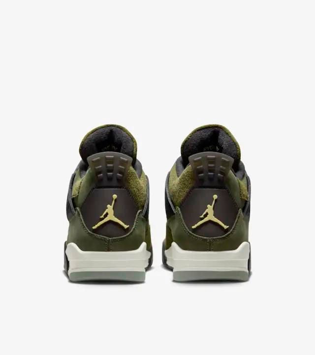 Air Jordan 4 Craft Olive Adorea Sneakers