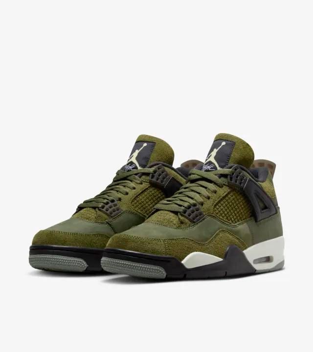 Air Jordan 4 Craft Olive Adorea Sneakers