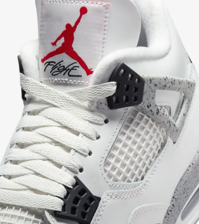 Air Jordan 4 White Cement