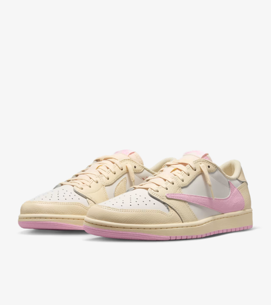 Air Jordan 1 Low x Travis Scott Muslin and Shy Pink