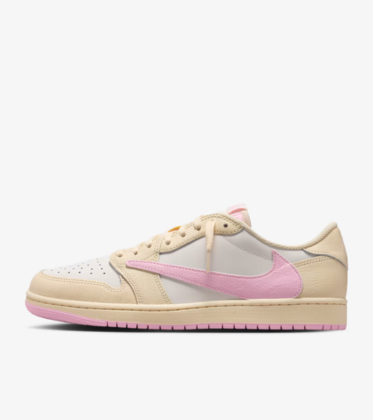 Air Jordan 1 Low x Travis Scott Muslin and Shy Pink