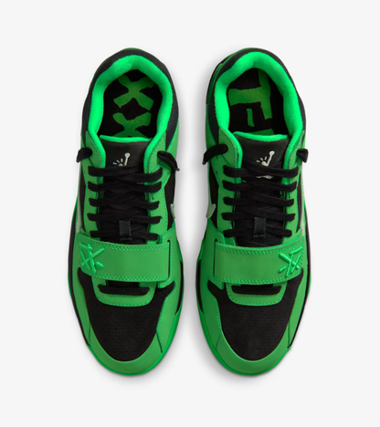 Jordan CJ1 T-Rexx Travis Scott "Green Spark"