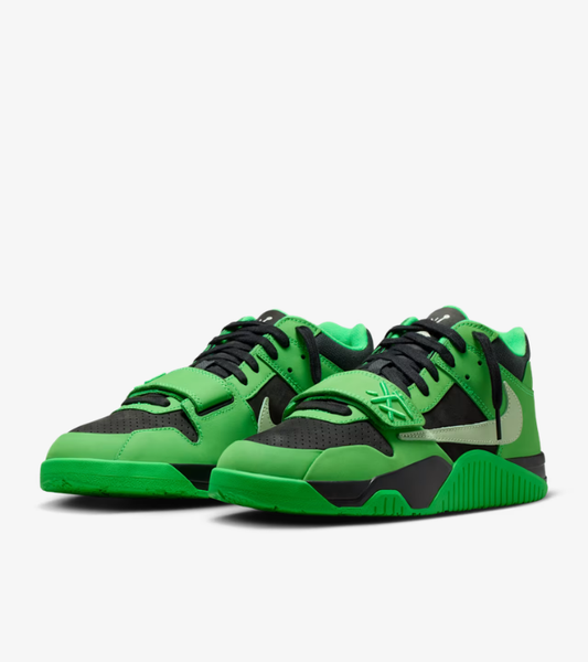 Jordan CJ1 T-Rexx Travis Scott "Green Spark"