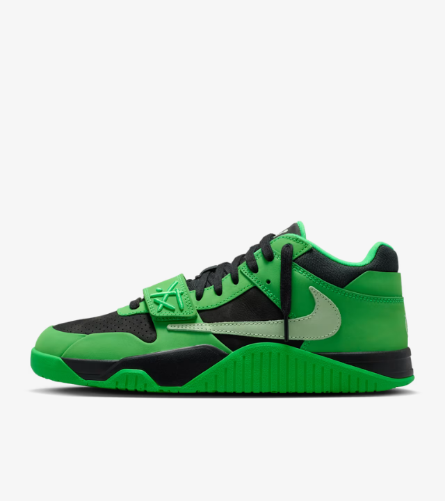 Jordan CJ1 T-Rexx Travis Scott "Green Spark"