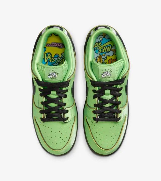 Nike SB Dunk Low Powerpuff Girls Buttercup