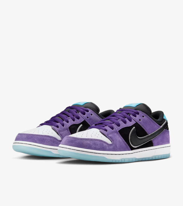 Nike SB Dunk Low Pro x Hayley Wilson 'Black and Court Purple'