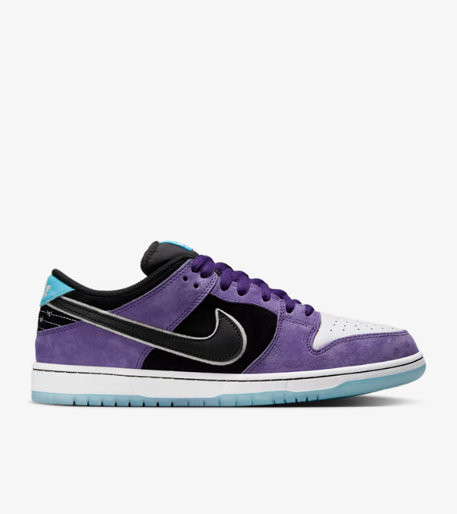 Nike SB Dunk Low Pro x Hayley Wilson 'Black and Court Purple'