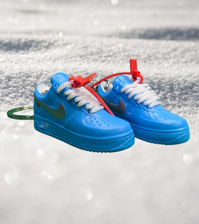 Portachiavi Mini Sneakers Nike Air Force 1 Off-White University