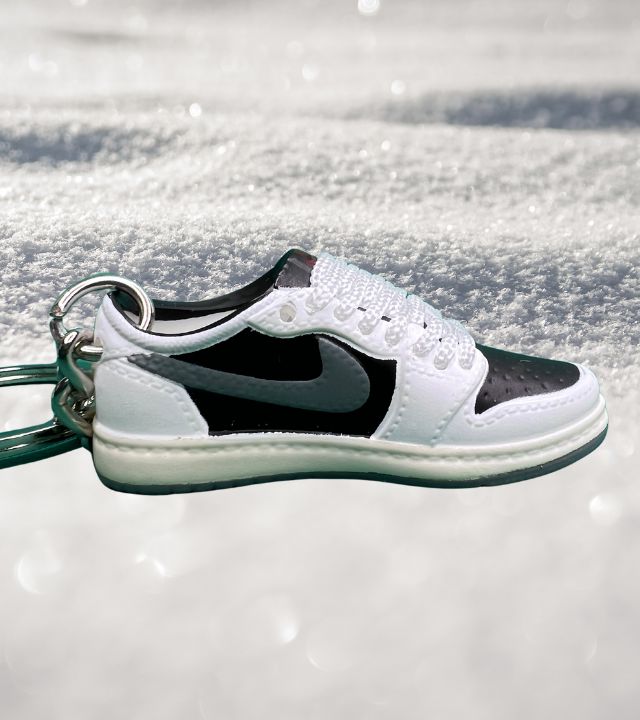 Portachiavi Mini Sneakers Air Jordan 1 Low Travis Scott Olive